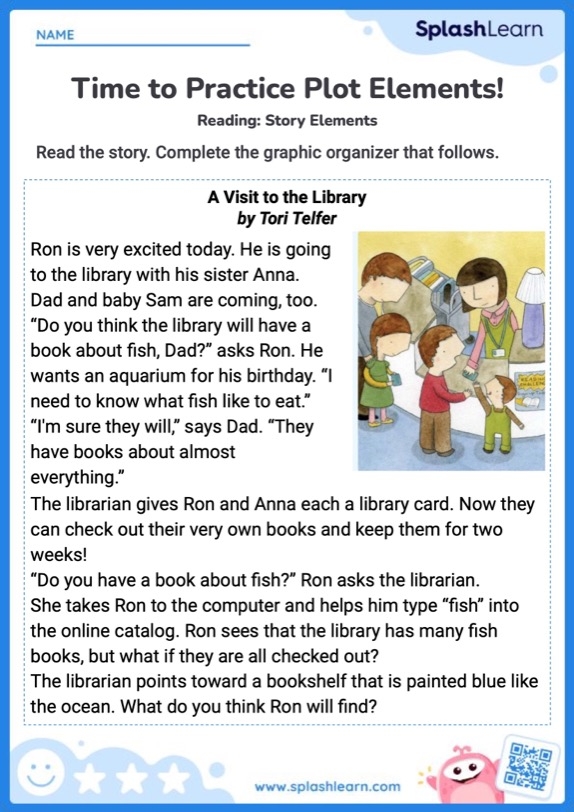 Sort the Story Elements worksheet for third graders featuring a fun sorting activity