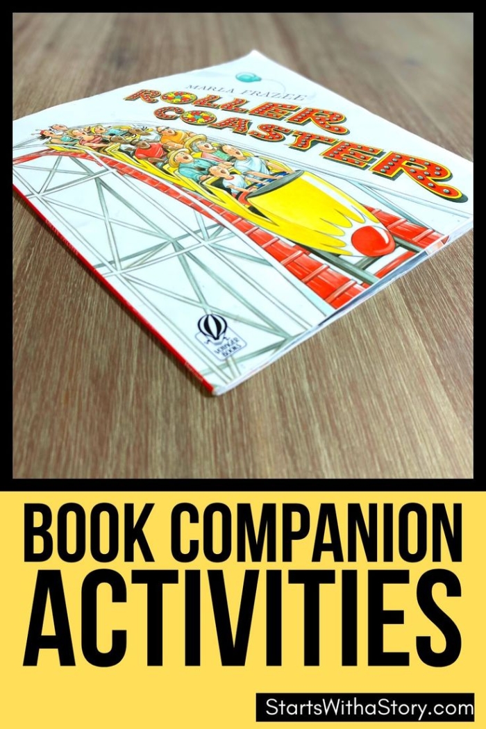Story Rollercoaster worksheet template for second graders exploring story elements