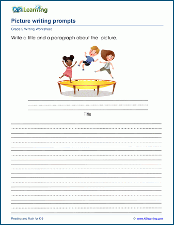 Third grade grammar worksheet featuring sentence writing prompts for struggling writers image 19