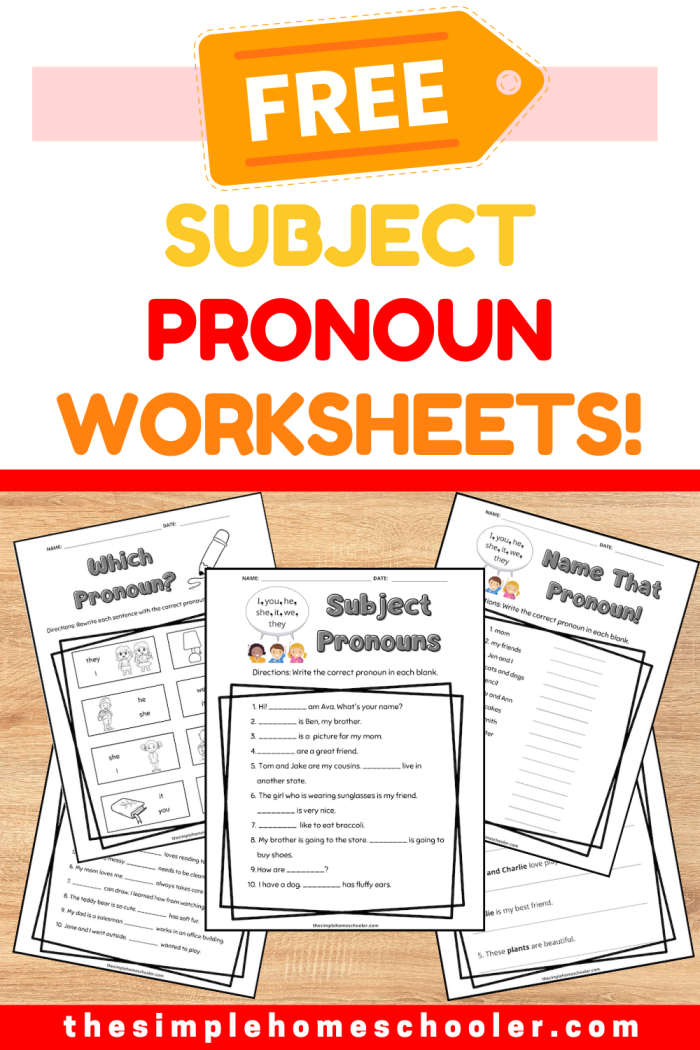 Subject Pronouns Practice Worksheet for Grade 1 Students Number 6 Colorful first grade worksheet featuring subject pronouns with engaging illustrations for young learners