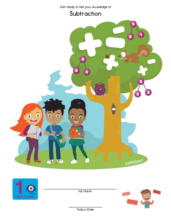 Subtract One Assessment worksheet for early math learners number 17 Pre-K students learning basic math subtraction skills by crossing out one object on a printable worksheet
