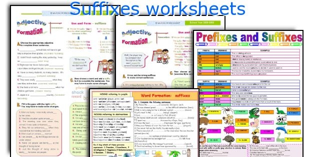 Serious about Suffixes worksheet for third graders to enhance their vocabulary skills