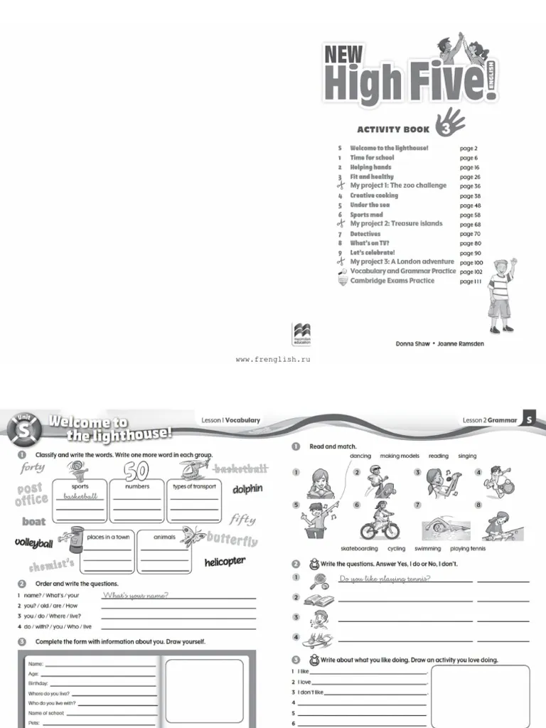 Summary High Five worksheet for fiction reading comprehension 18 Third grade students using a hand-shaped graphic organizer to learn the Summary High Five strategy