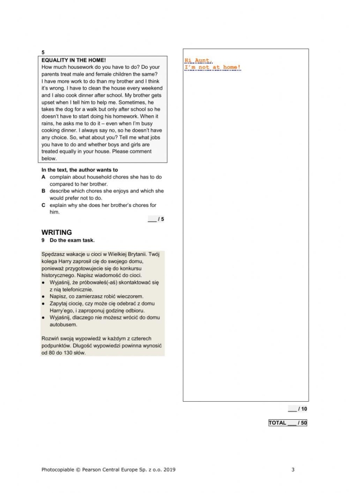 Summary High Five Reading Worksheet for Third Grade Image 16 Third grade student completing a Summary High Five worksheet with five finger prompts for fiction summaries
