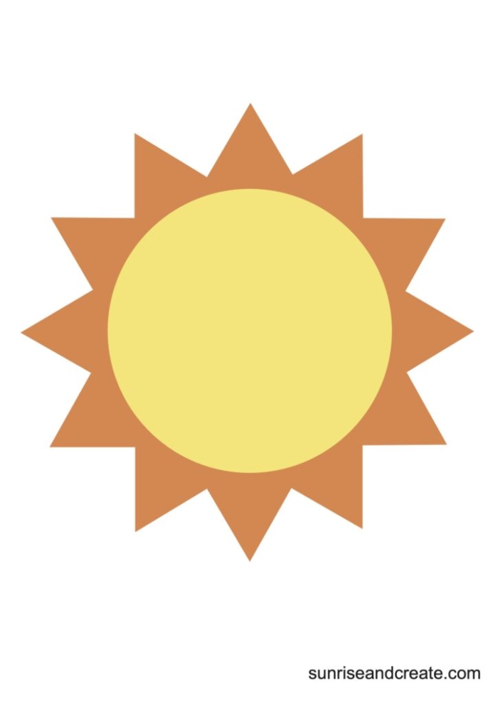 Fifth grade science worksheet featuring a labeled diagram of the Sun and vocabulary terms for students