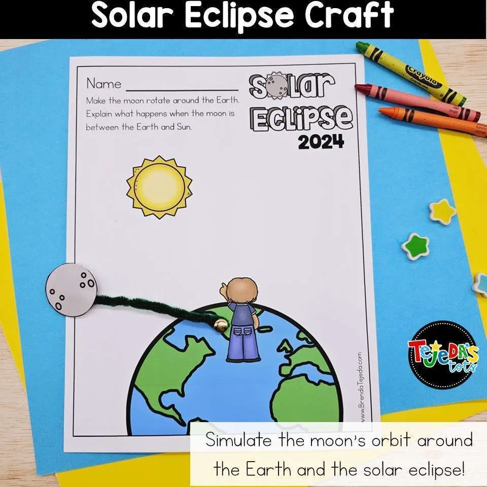 Colorful tic-tac-toe cards featuring playful cartoon suns and moons for first graders. Engaging Sun and Moon Tic-Tac-Toe worksheet for Earth and Space Science.
