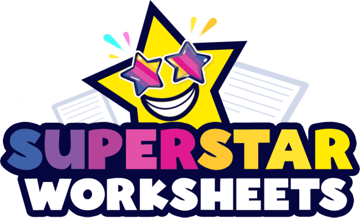 Printable Superstar Addition Worksheets for Pre-K