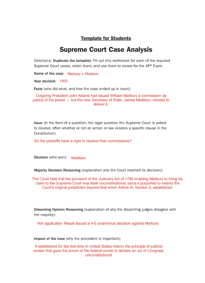 Sixth grade students reading facts about the Supreme Court on a civics worksheet