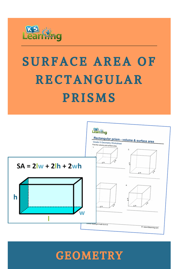 Finding Surface Area of Rectangular Prisms: Sixth Grade Math Practice Exercise 14 Sixth grade student working through surface area calculations on a rectangular prism geometry worksheet with labeled dimensions and formulas