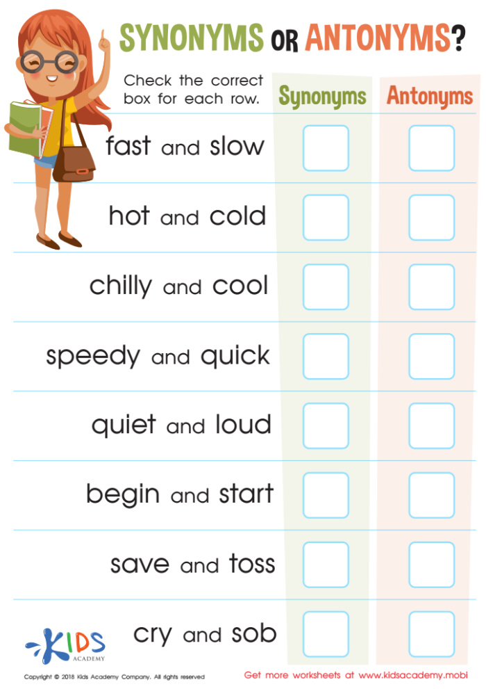 Worksheet for third graders focusing on synonyms in geometry with fill-in-the-blank sentences