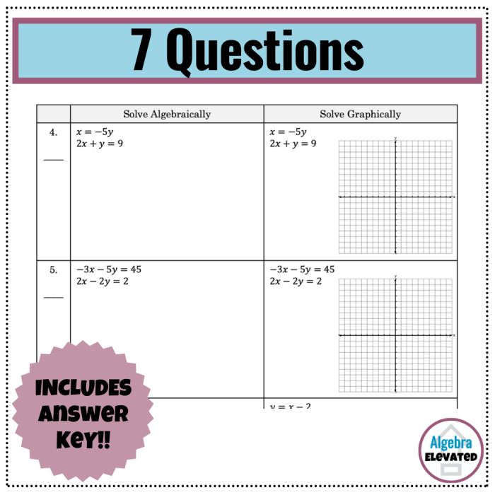 Systems of Equations Substitution Maze Challenge 9 Eighth grade student solving systems of equations using substitution method in a colorful maze puzzle activity