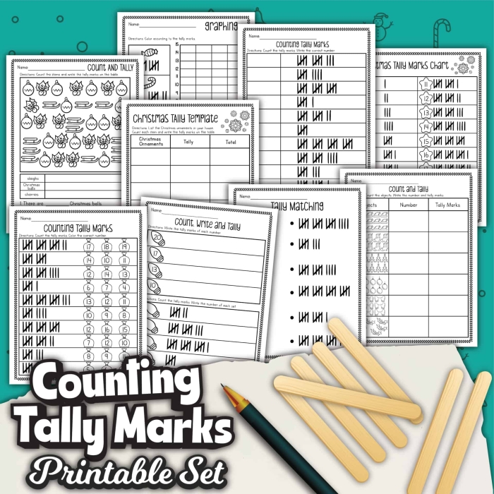 Engaging Tally Marks: Keep the Count! activity sheet for family game night Tally Marks worksheet for second graders to practice counting and scoring skills