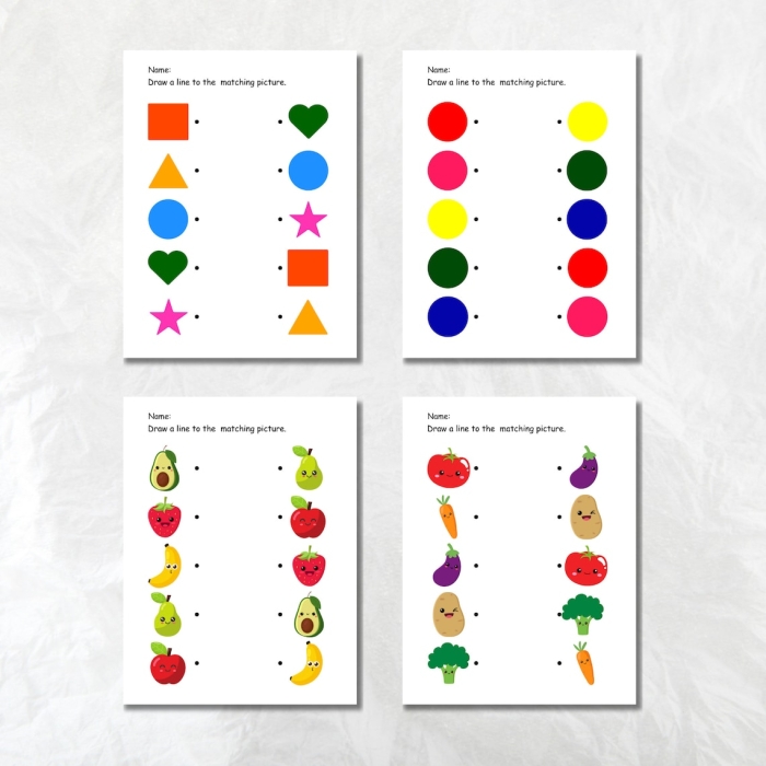 Engaging matching activity worksheet for young learners featuring adorable teddy bears Teddy bears matching activity worksheet for preschool children to enhance their learning skills