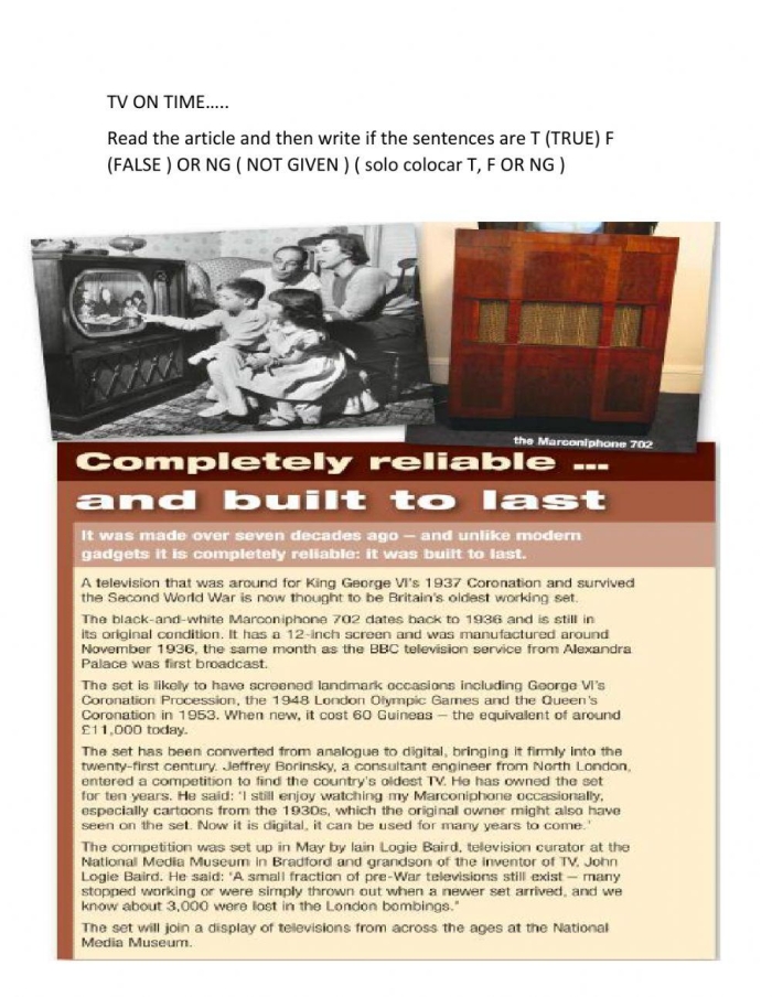 Historical illustration showing key inventors and milestones in television development for elementary learners A vintage television set displaying the evolution of screen technology from early black and white models to modern displays