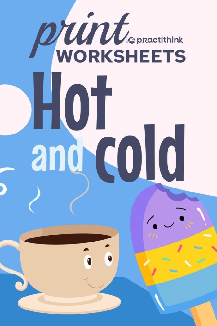Temperature Hot or Cold Science Worksheet for First Grade Geography First grade worksheet asking students to match clothing items to the correct hot or cold thermometer reading