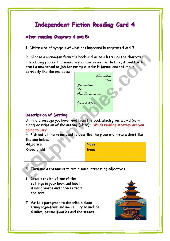 List of text dependent questions to enhance independent reading skills Text dependent questions worksheet for third grade reading comprehension