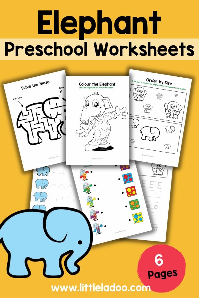 Worksheet for "The Elephant's Child" to enhance third graders' reading comprehension skills