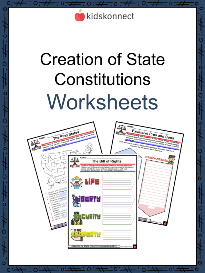 Fifth grade student completing a worksheet activity that matches The First Ten Amendments with their descriptions