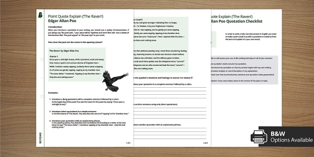 The Raven Mixed Operations Worksheet 19 for Elementary Students Fifth grade Halloween worksheet featuring Edgar Allan Poe's The Raven with mixed operations and vocabulary activities