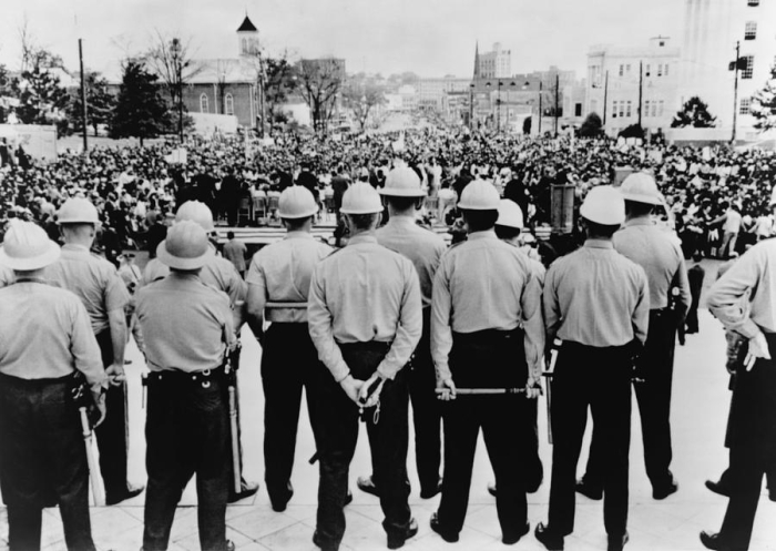 Worksheet featuring The Selma to Montgomery March for third graders studying civil rights. Educational resource illustrating significant marches for freedom in American history.
