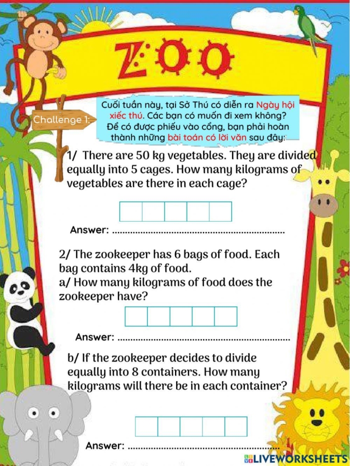 Third grade students solving addition and subtraction word problems on a check-up assessment worksheet