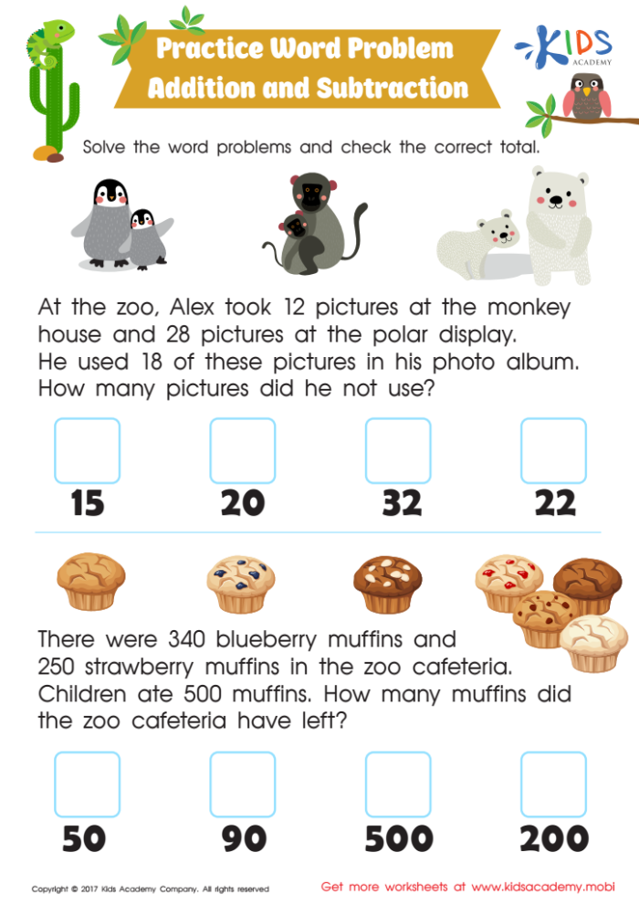 Addition Word Problems Add It Up Worksheet for Third Grade Math Practice 10 Third grade student solving two-digit addition word problems on a math worksheet
