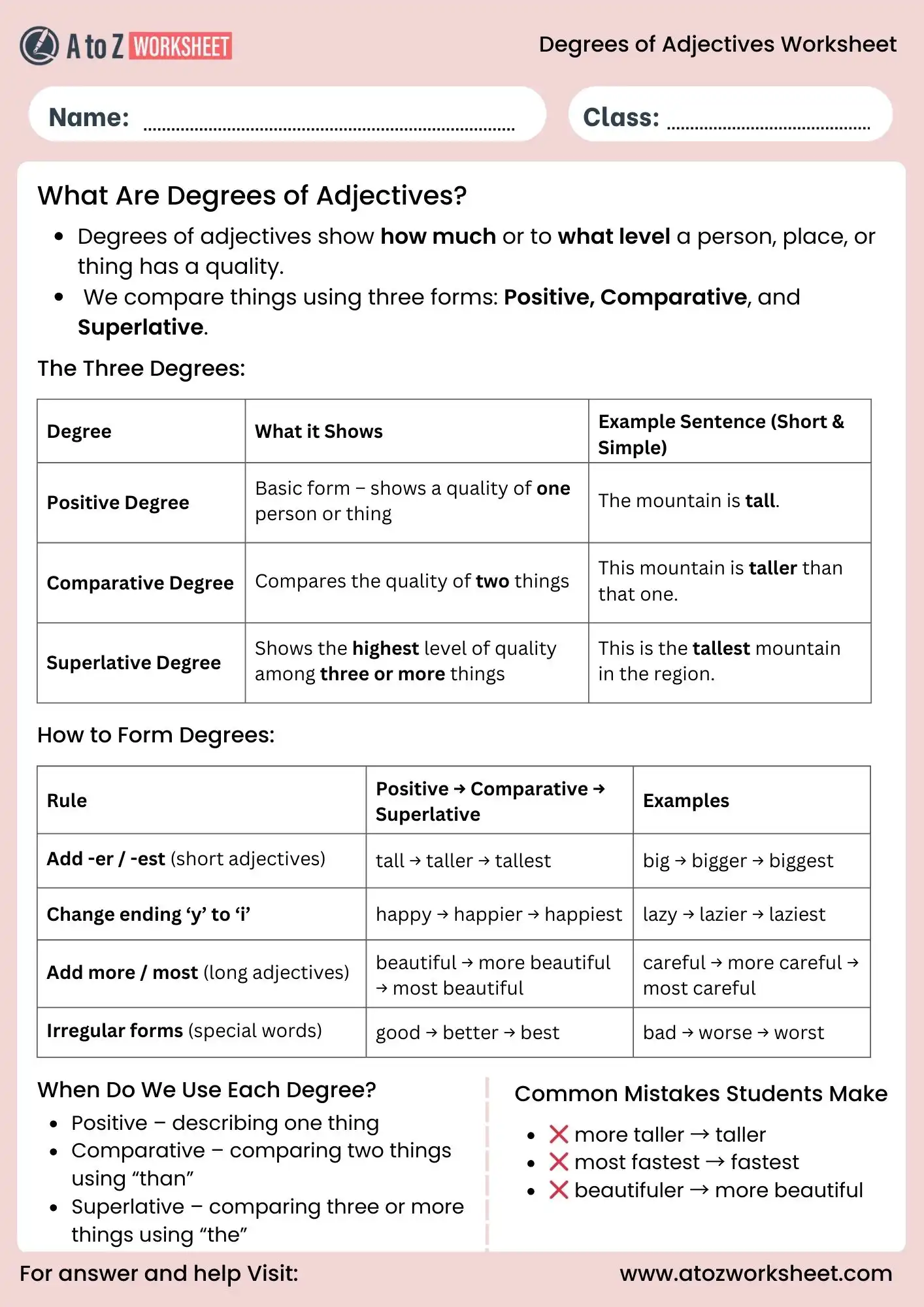 Worksheet for third graders focusing on adding adjectives to enhance sentences and words