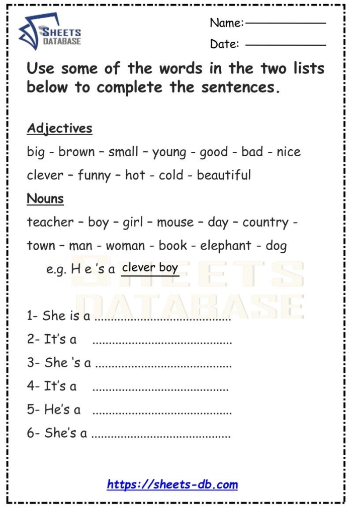 Engaging worksheet illustrating the impact of sensory adjectives in writing for young students Writing With Adjectives worksheet designed for third graders to enhance their sensory word usage