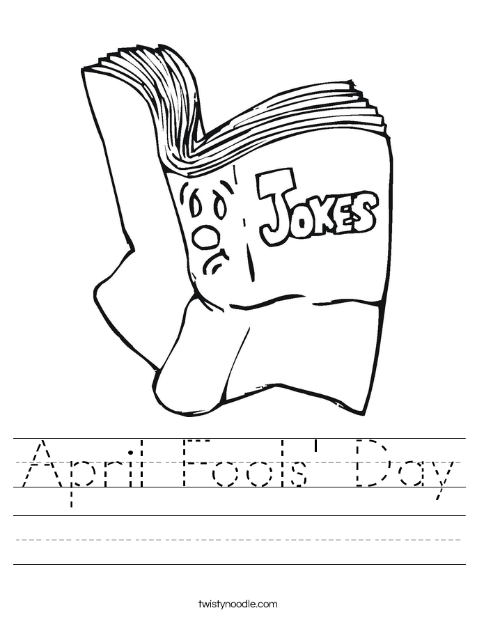 Worksheet featuring reading comprehension on six famous April Fools' Day hoaxes for third graders