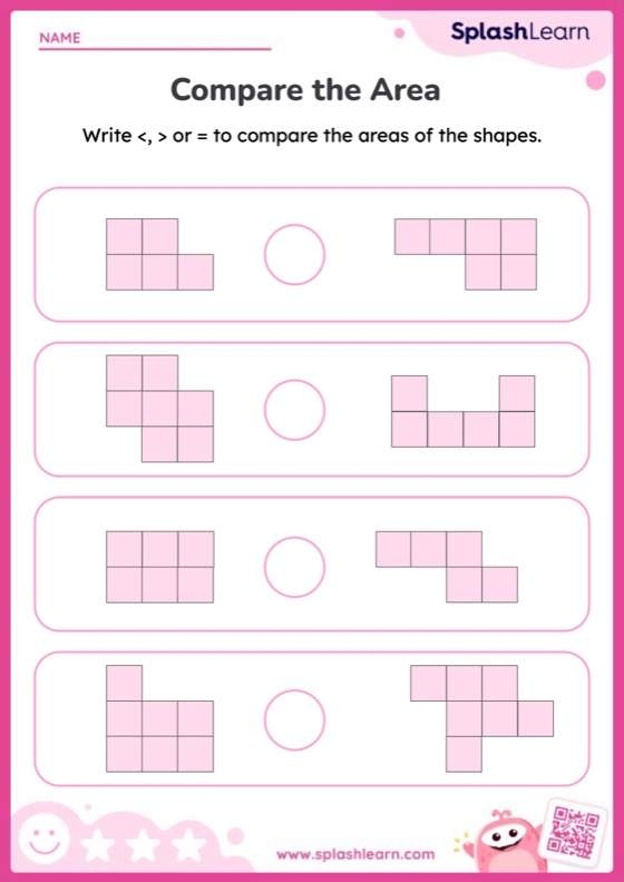 Calculating Area by Counting and Multiplying Unit Squares Third grade students counting square units to find the area of rectangles in everyday objects