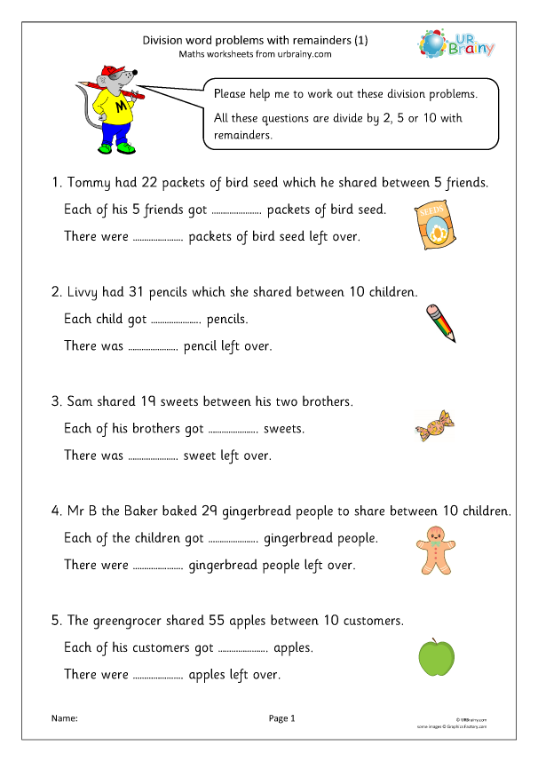 Division Word Problems Part One Worksheet for Third Grade Science Lesson 20 Third grade student using an array strategy to solve an Earth and Space Science division word problem
