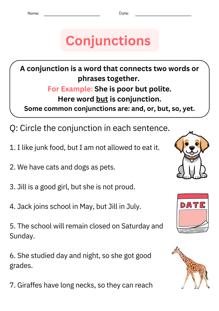 Third grade students practicing how to combine sentences using commas and conjunctions on a grammar worksheet