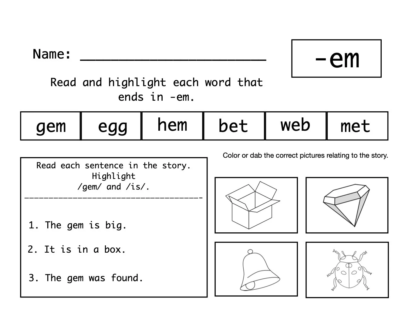 Decoding to Read Fluently Worksheet Practice for Third Grade 19 Third grade student using a decoding to read fluently worksheet focused on beginning and ending sounds