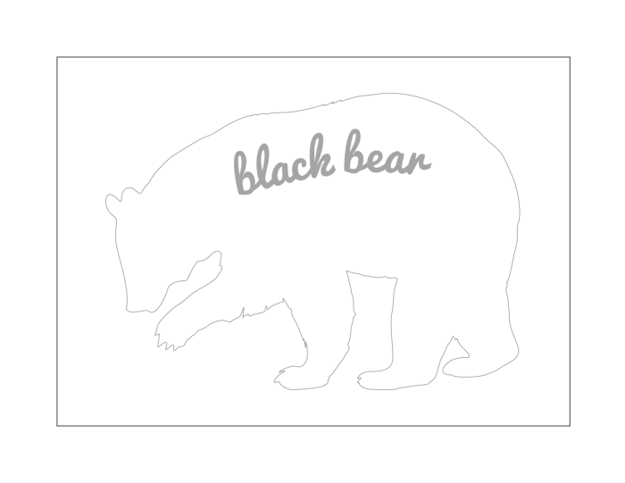 A colorful worksheet featuring black bears and their habitat in Yellowstone National Park. Educational resource for third graders studying life science.