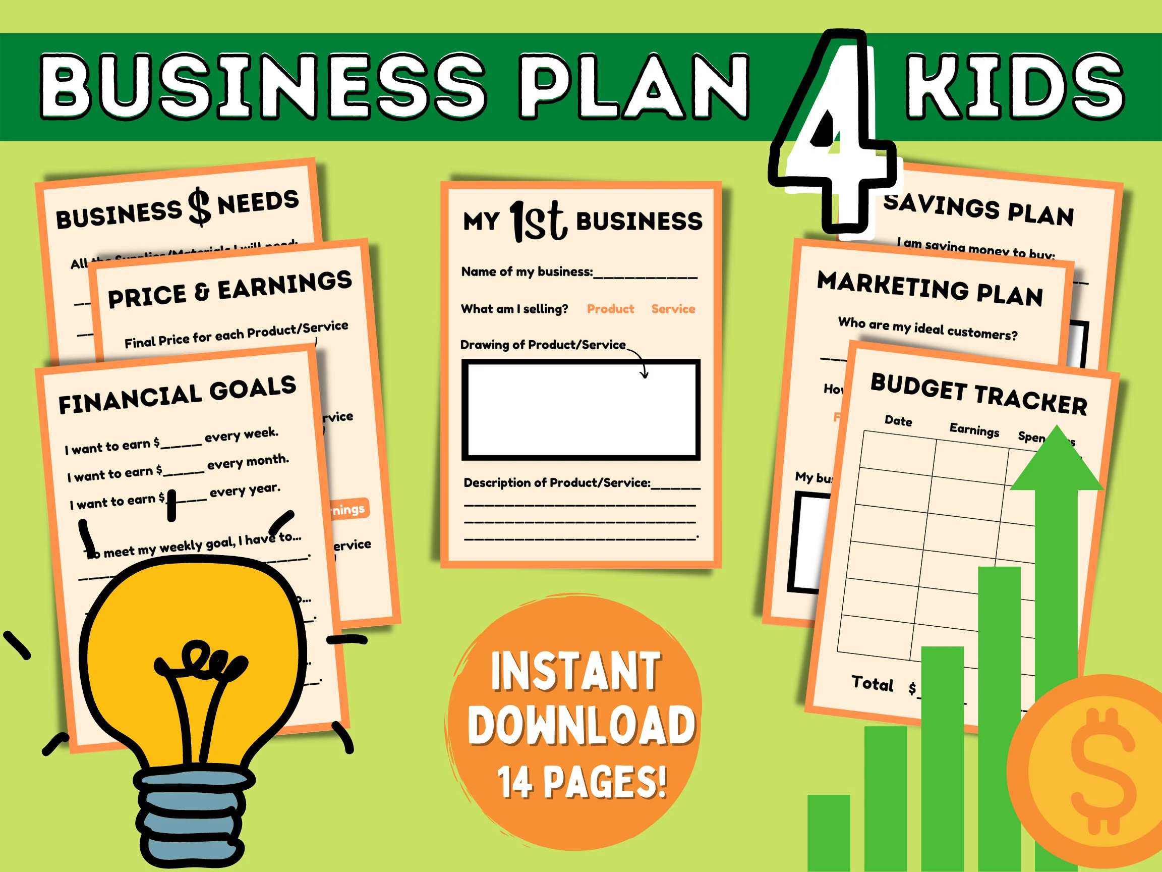 Starting a Business for Kids Math Worksheet Number 13 Third grade student working on a starting a business multiplication worksheet