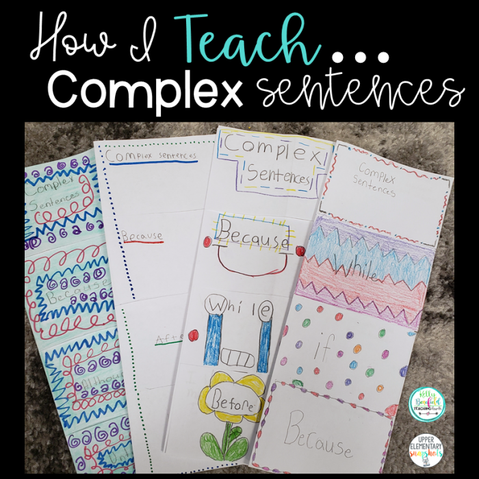 Worksheet for combining independent and dependent clauses with matching exercises for third graders