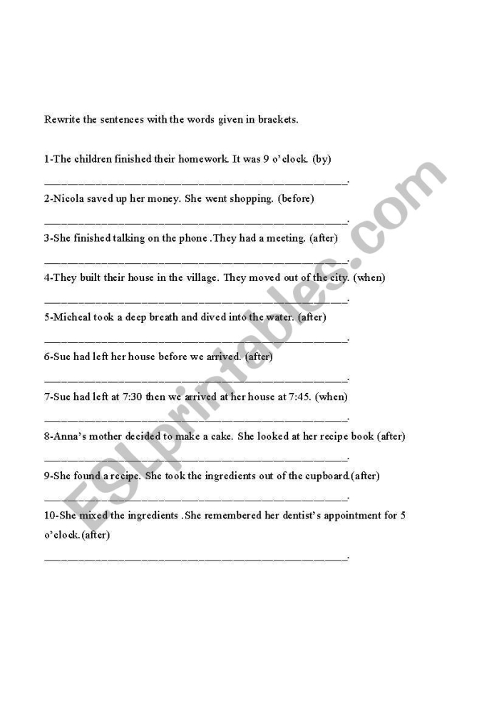 Young students engaged in combining sentences on a worksheet focused on grammar skills. Get Crafty: Combining Sentences worksheet for third graders.