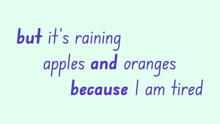 Worksheet for expanding sentences using coordinating conjunctions for third graders