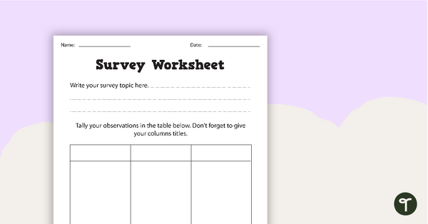 Engaging Collecting Data worksheet for math and statistics practice Worksheet for third graders on collecting data from everyday items