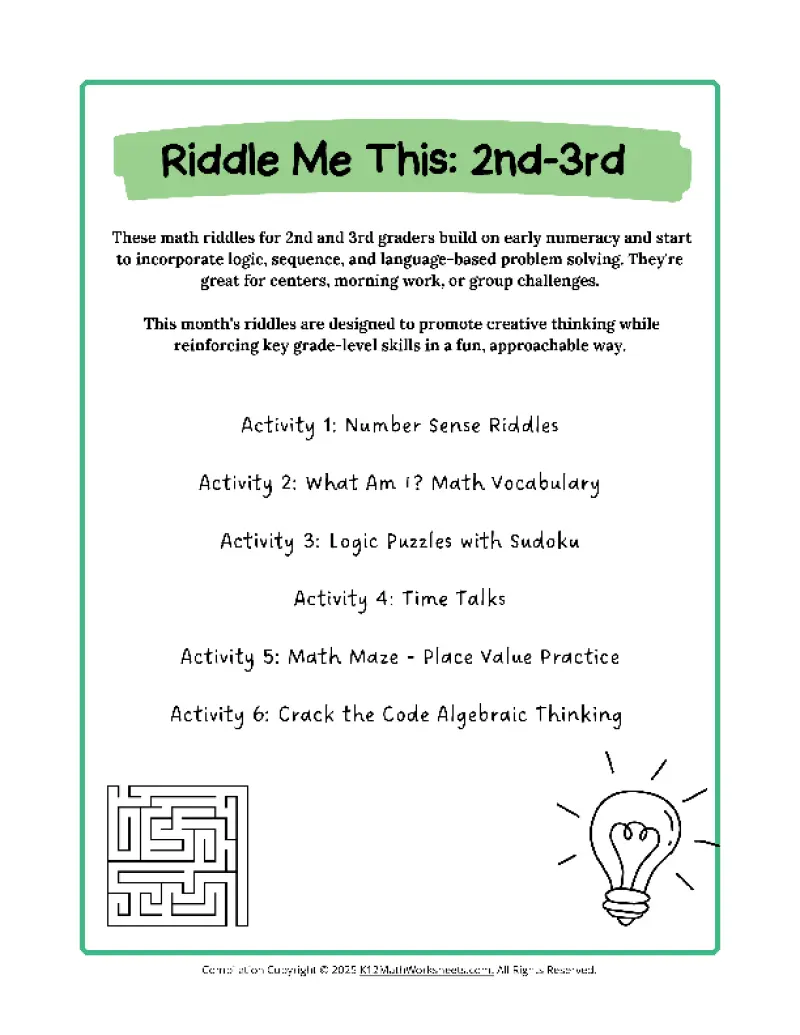 Third grade math worksheet featuring a 20-problem division challenge for students