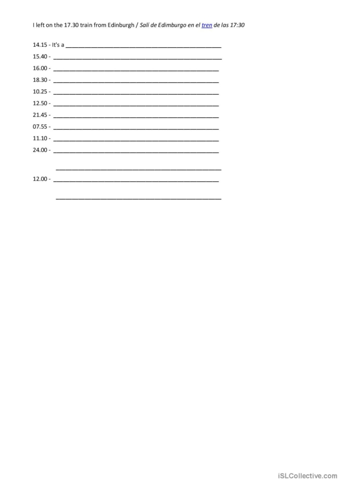 Third grade spelling worksheet about solving duration word problems to the nearest quarter hour