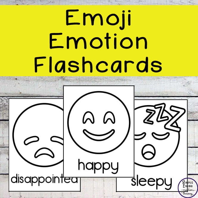 Third grade student identifying feelings by matching emojis to personal reflections on an algebra worksheet