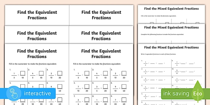 Third Grade Equivalent Fractions Practice Worksheet 12 Visual guide showing thirds and sixths fraction bars to help third graders understand equivalent fractions like 1/3 equals 2/6