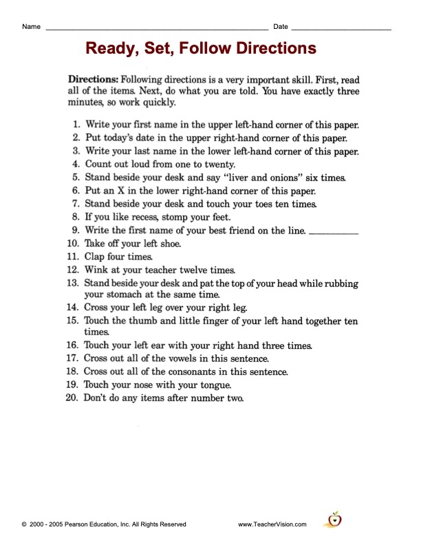Third grade reading for comprehension worksheet featuring instructions on building a tornado in a bottle