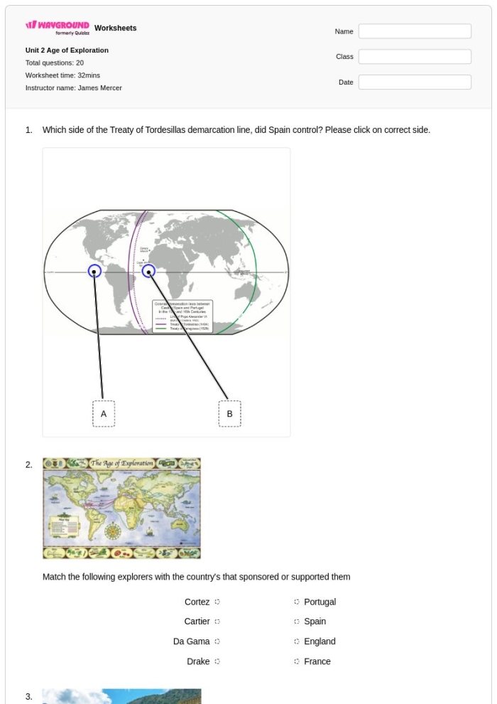 ALT text for a worksheet about Freedom 7, the first manned American space mission for third graders