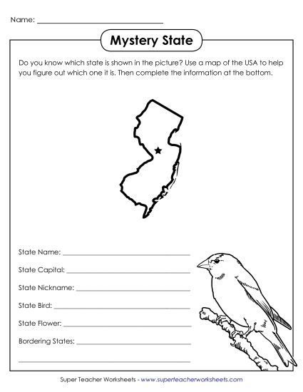 Third graders explore the United States using a map in this engaging geography worksheet. Geography: Know the States worksheet for third-grade students.