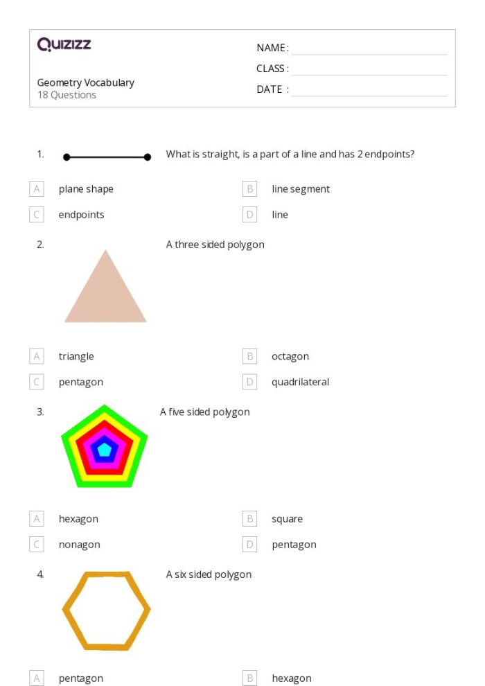 Geometry: Counting Area Worksheet for Third Grade Learning Worksheet for third graders focusing on counting area in geometry with square units