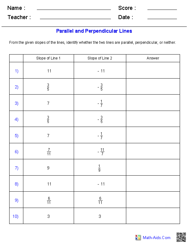 Geometry Lines and Mixed Operations Worksheet for Grade 3 Image 11 Third grade geometry lines worksheet featuring parallel and perpendicular line exercises 11