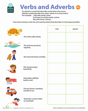 Verb Practice worksheet for third graders focusing on subject-verb agreement with ten practice sentences. Engaging grammar worksheet to enhance figurative language skills in young learners.