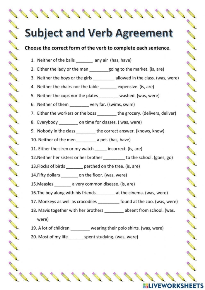 Kids engaging with the Subject + Verb + Object worksheet for grammar practice